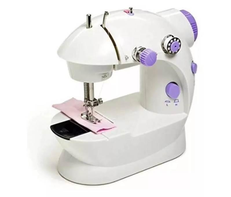Máquina Coser Portatil Mini Luz Led Sewing Machine